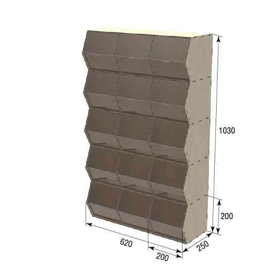 Диспенсер EKOSTAR для конфет, снеков, орехов, крупы на 15 ячеек Киев