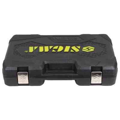 Набор инструментов Sigma насадок торцевых и бит 1/4", 3/8", 1/2" 216шт CrV (6003841) Винница