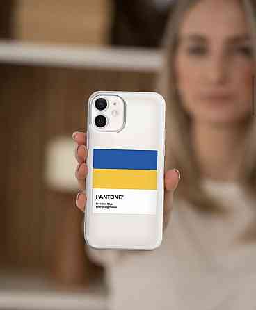 Премиум чехлы на Xiaomi , MEIZU ,HUAWEI , Samsung , и Iphone с флагом Украины - PANTONE. Черновцы