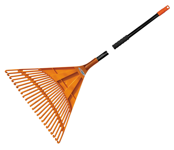 Граблі віялові 24 зубці з металевим держаком, KT-CX24B-M Київ - фото 1