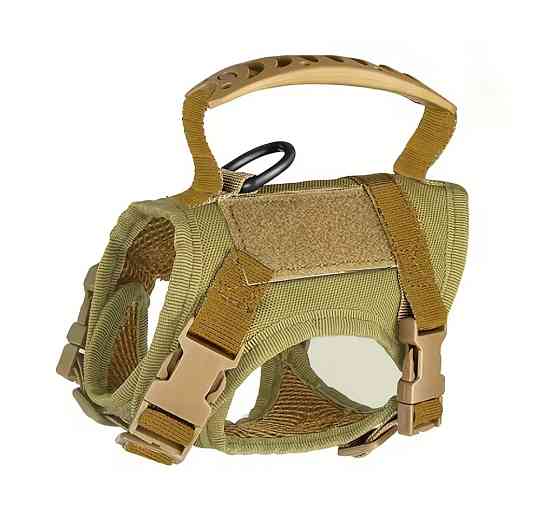 Тактична шлейка для собачок і кішок One Size хакі Київ