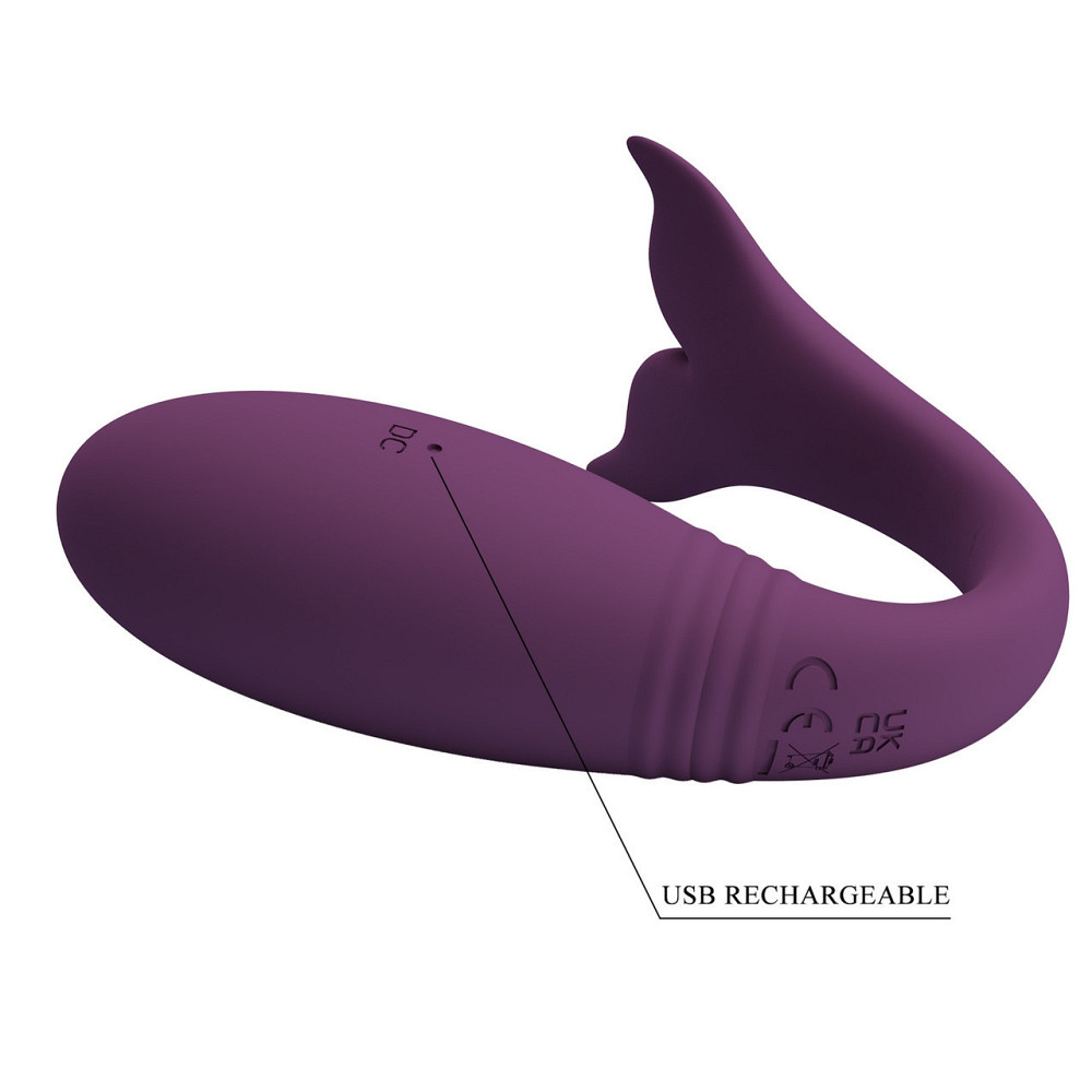 Вибратор для двух PRETTY LOVE Jayleen, 12 vibration functions Mobile APP Long-distance Control Sex Aura Киев - изображение 5