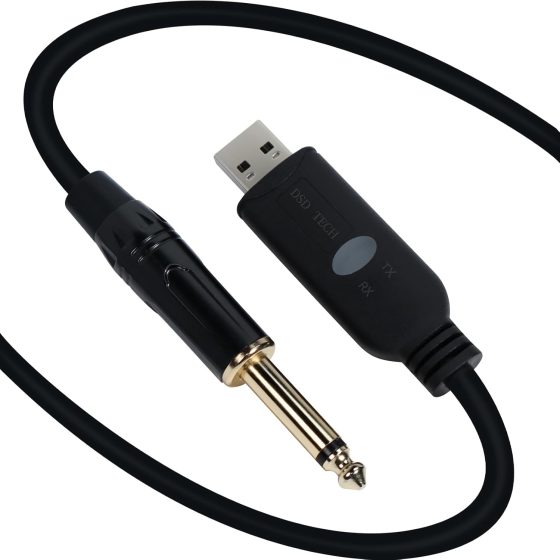 Аудіокабель DSD TECH SH-AU20B USB - 6,35 мм Луцьк