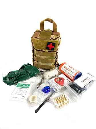 Аптечка медична першої допомоги укомплектована, сумка аптечка тактична рятувальна для ЗСУ Каменец-Подольский