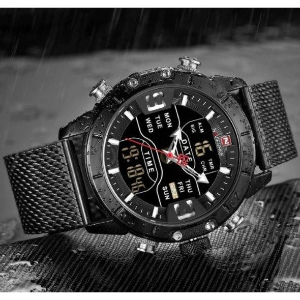 Мужские наручные часы Naviforce Tesla Black NF9153 Винница - изображение 3