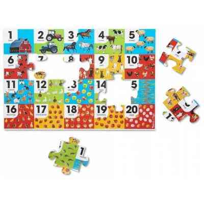 Пазл Melissa&amp;Doug Мега "Числа - Ферма", 24 елемента (MD31002) Вінниця