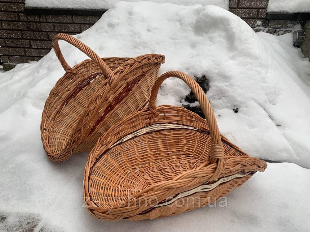 Корзина из лозы для дров Киев - изображение 3