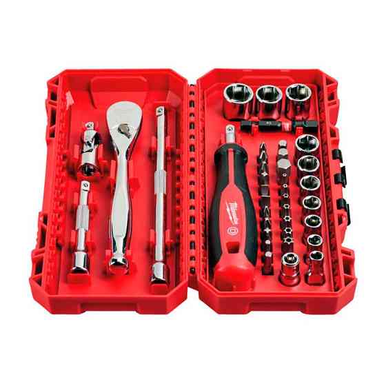 Набір торцевих головок та аксесуарів 1/4" MILWAUKEE 4932498381 Одеса