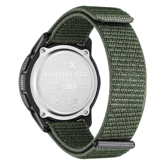 Часы мужские водостойкие тактические North Edge Terrax Green (2 ремешка) Киев - изображение 3