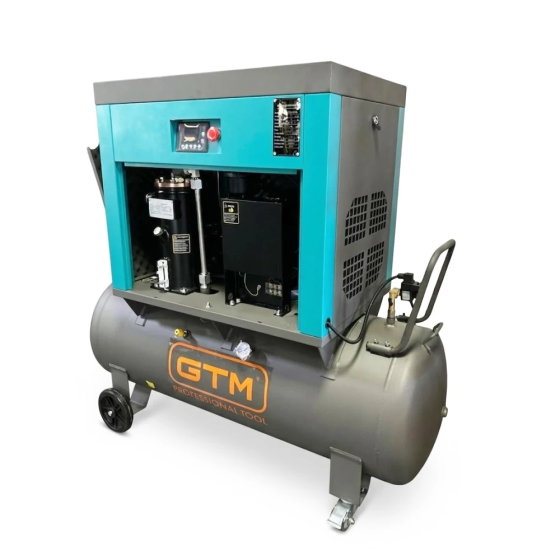 Гвинтовий повітряний компресор GTM DLG7.5V/inv : 200 л, масляний, 380В/інвертор/кожух (25143) Київ