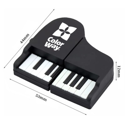 USB флеш накопитель ColorWay Piano 32 GB 3.0 Black (CW-USBPO32) Винница - изображение 8