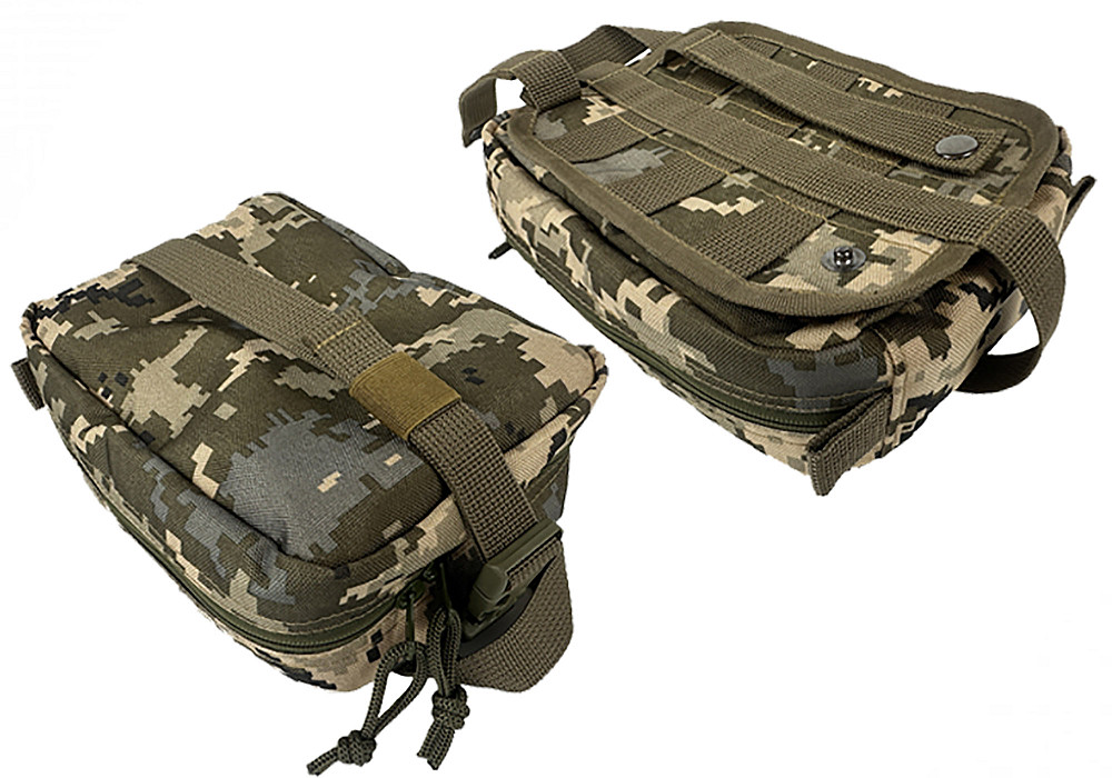 Підсумок аптечка швидкознімна тактична MOLLE піксель ЗСУ MM-14 для РПС, разгрузки або жилету Коломия - фото 6