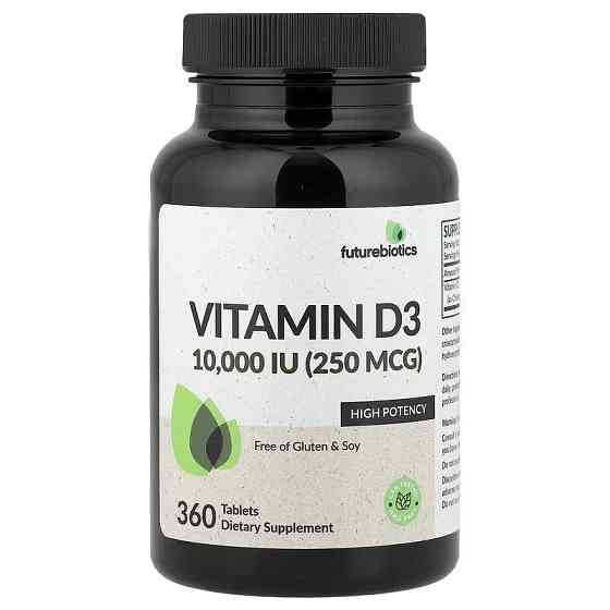 Vitamin D3, 250 mcg (10,000 IU), 360 Tablets Луцьк