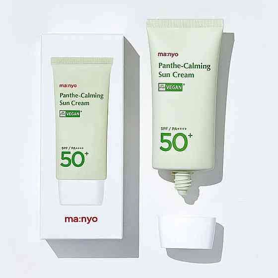 Солнцезащитный крем с пантенолом Panthe Calming Sun Cream SPF/PA++++ 50+ Manyo 50 мл Винница