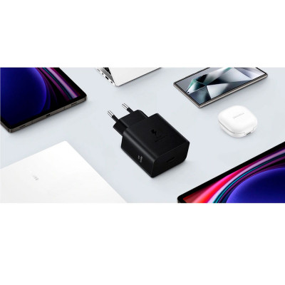 Зарядний пристрій Samsung USB-C PD45W black (EP-T4511NBEGEU) Вінниця - фото 5