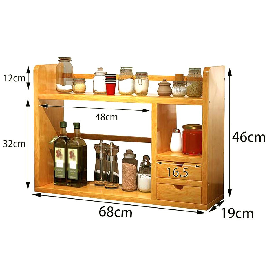 Полиця настільна "Жанатас 68" сієна Миколаїв - фото 1