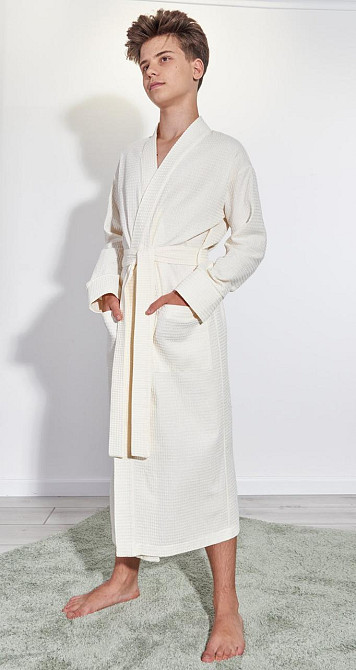 Подростковый вафельный халат Киев - изображение 2