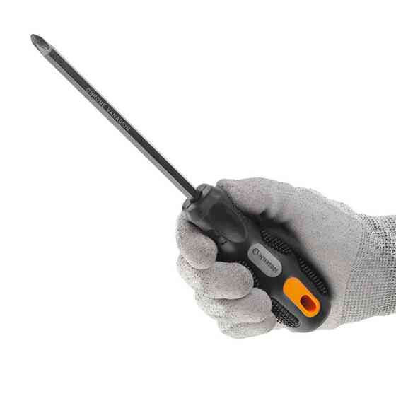 Викрутка хрестова, PH3×150 мм, Cr-V INTERTOOL VT-3019 Киев