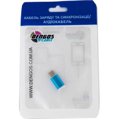Перехідник micro-USB -Type C Dengos (ADP-007) Вінниця - фото 4