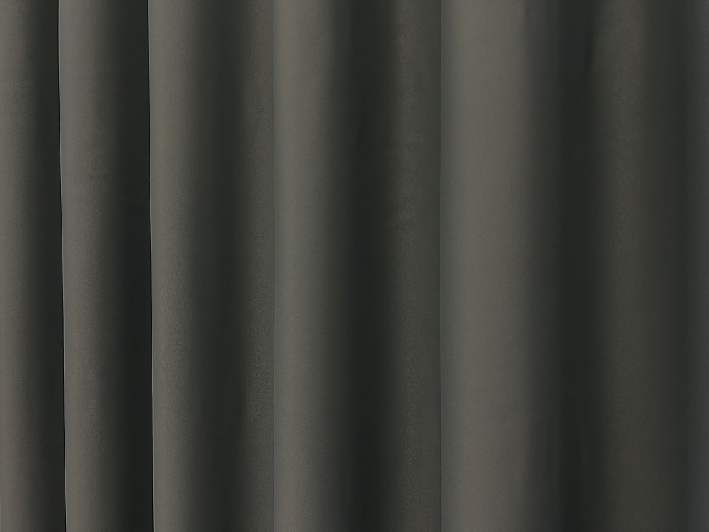 Комплект готових штор VR-Textil Блекаут Midnight № 1400ш Темно-сірий 200х270 см 2 шт (32-447) Київ - фото 8