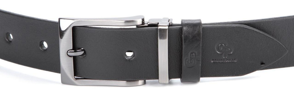 Ремень мужской GRANDE PELLE 00872 Черный Киев - изображение 2