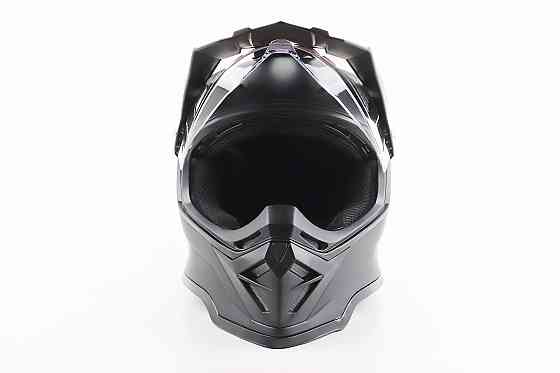 Шолом кросовий/ендуро/АТV зі склом BLD-819-7 S (55-56см), ЧОРНИЙ матовий Киев