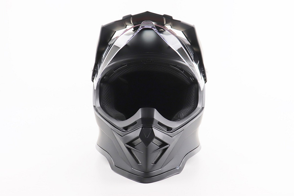 Шолом кросовий/ендуро/АТV зі склом BLD-819-7 S (55-56см), ЧОРНИЙ матовий Киев - изображение 5