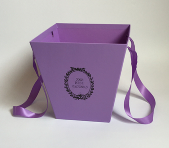 Подарункова коробка UFO W9222 LILAC BOX Flowers (6885160) Київ