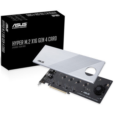Адаптер ASUS Hyper M.2 X16 PCIe 3.0 X4 Expansion Card GEN 4 (90MC08A0-M0EAY0) Винница - изображение 5