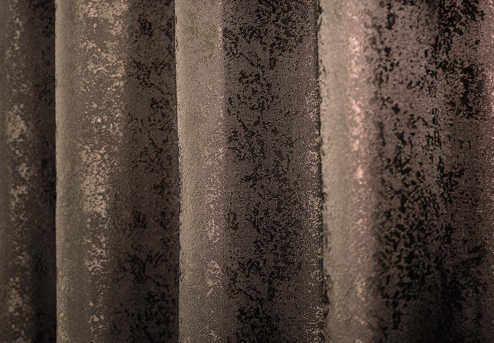 Комплект готових штор VR-Textil Жакард Мармур Al1 № 436ш Коричневий 100х285 см 2 шт (31-151) Київ - фото 7