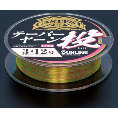 Волосінь Sunline Castest Tapered 170m конусна 0.330-0.570mm 8.0kg (1658.10.56) Вінниця - фото 2