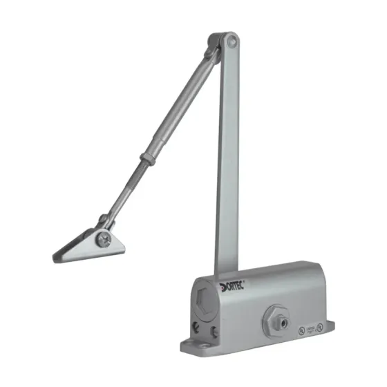 Дверний доводчик Dortec DT-62H Silver з фіксацією дверей у відчиненому положенні (63-00012) Київ