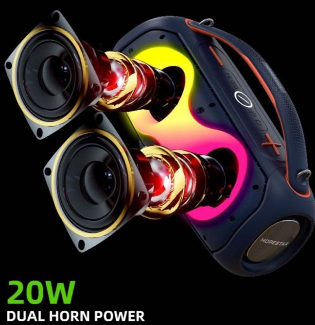 Колонка Bluetooth HOPESTAR H65 20W мощный чистый звук. Харьков - изображение 3