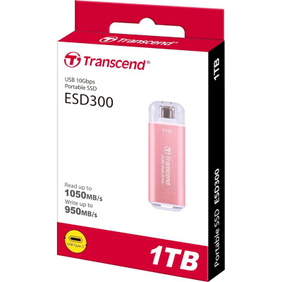 Накопичувач SSD USB Type-C 1TB ESD300 Transcend (TS1TESD300P) Вінниця - фото 5