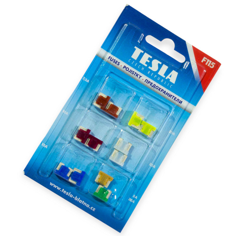 Запобіжники Євро micro (mini Low le) TESLA блістер (12шт) Мукачево - фото 1