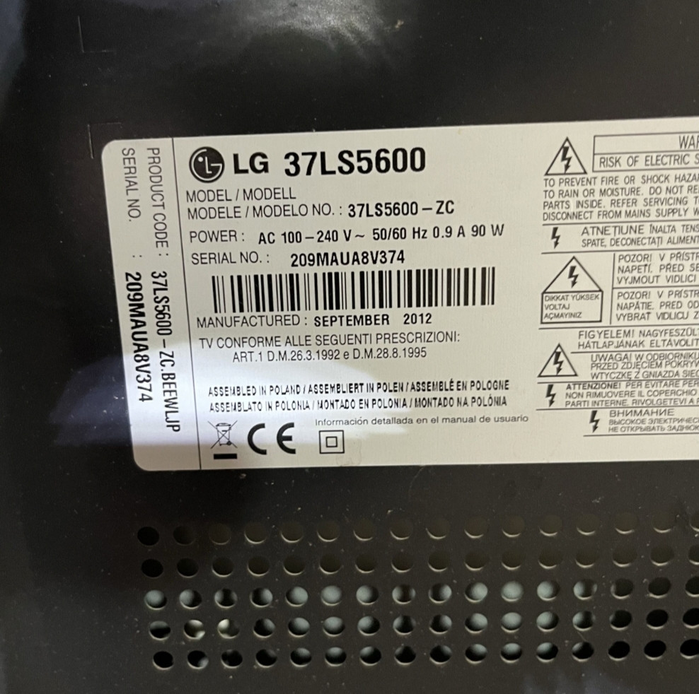 Телевізор LG 37"
37LS5600 Київ - фото 1