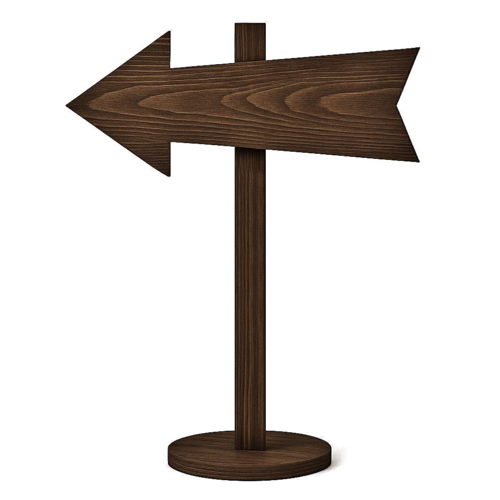 Напольная стрелка-указатель 