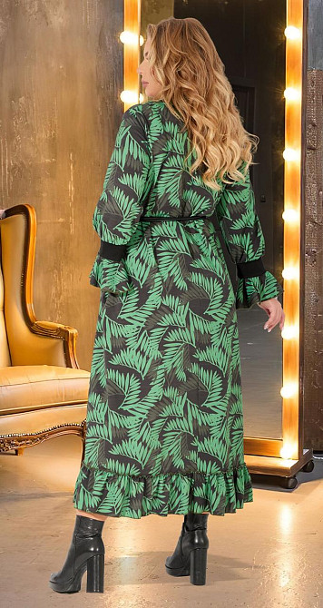 Стильное длинное платье большого размера (52) Киев - изображение 7