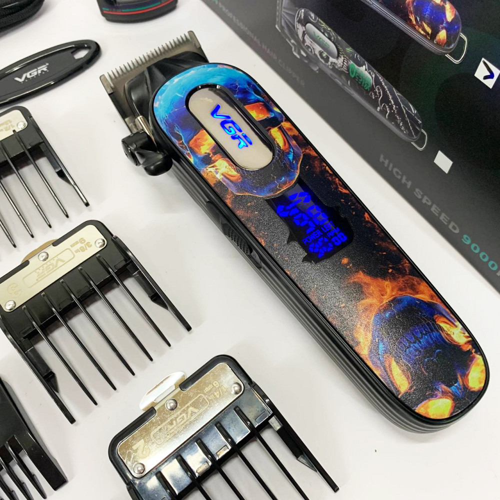 Універсальний тример для чоловіків VGR V-279 RED, Машинка для стрижки волосся електрична NQ-18 Львів - фото 8