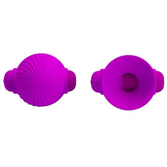 Вакуумні помпи для сосків - Pretty Love Nipple Sucker Purple Sex Aura Київ