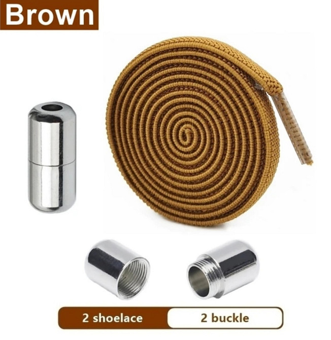 Шнурки еластичні без зав'язок з металевими зажимами Сміла - фото 1