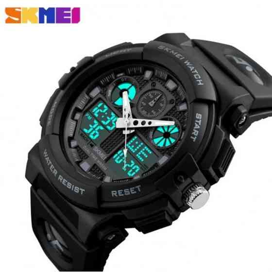 Чоловічий водонепроникний годинник Skmei 1270 Чорний Вінниця