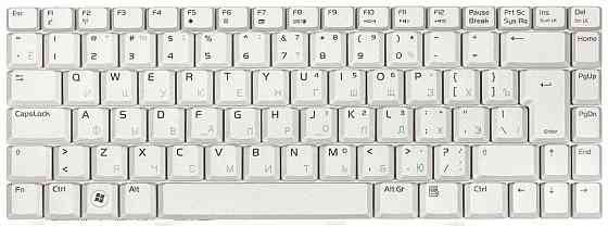 Клавиатура для ноутбука Asus (W3, W3J, A8, F8, N80) Silver, RU (вертикальный энтер) Вінниця