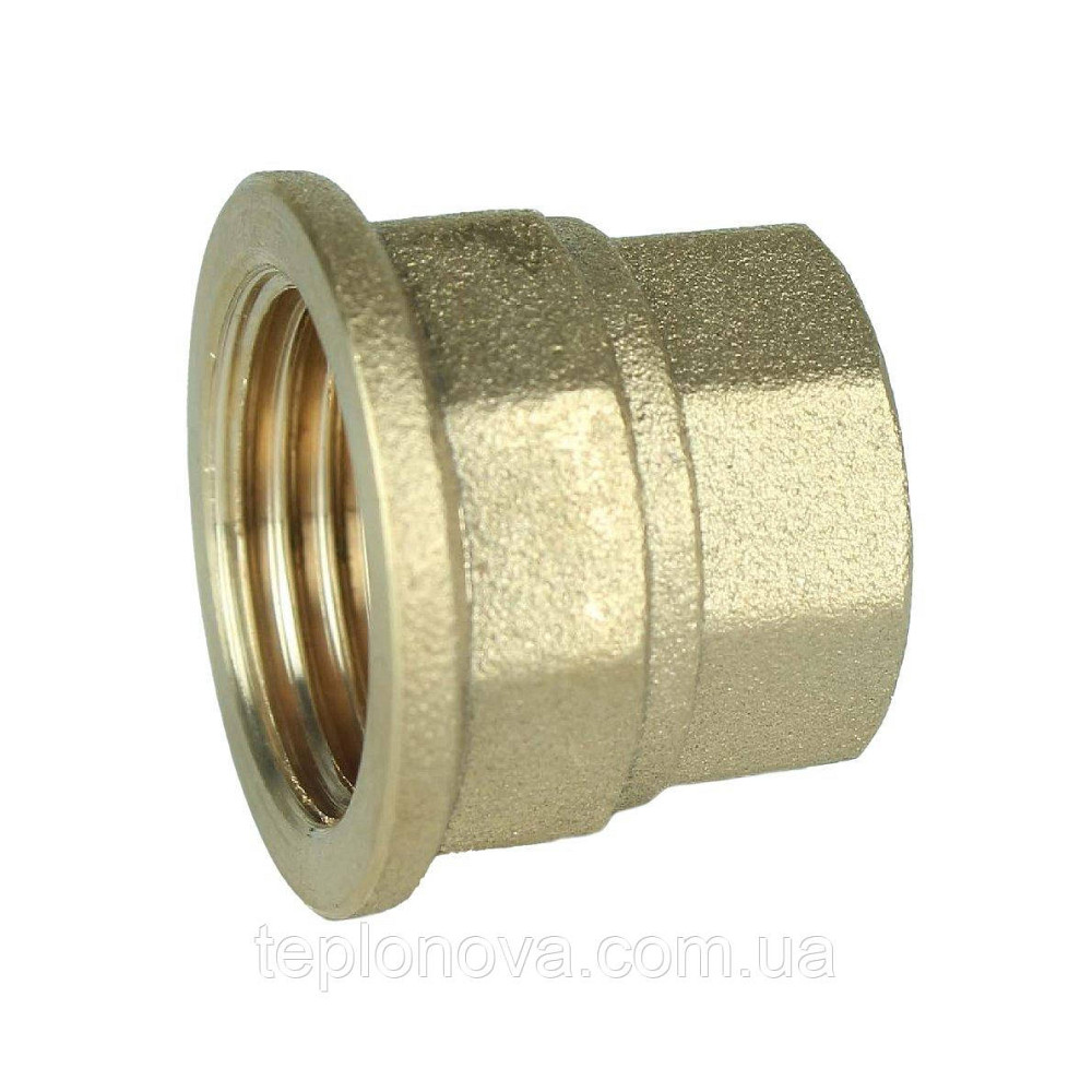 Муфта редукционная латунная 1/2″ВР х 3/8″ВР штампованная восьмигранная А0343А VA Черновцы - изображение 1