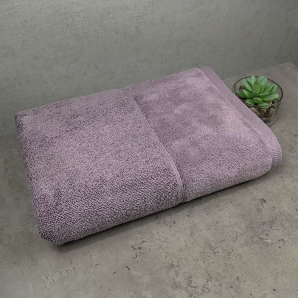 Полотенце махра/велюр GM Textile 50x90см Премиум качества Milado 550г/м2 (Виноградный) Сумы - изображение 1