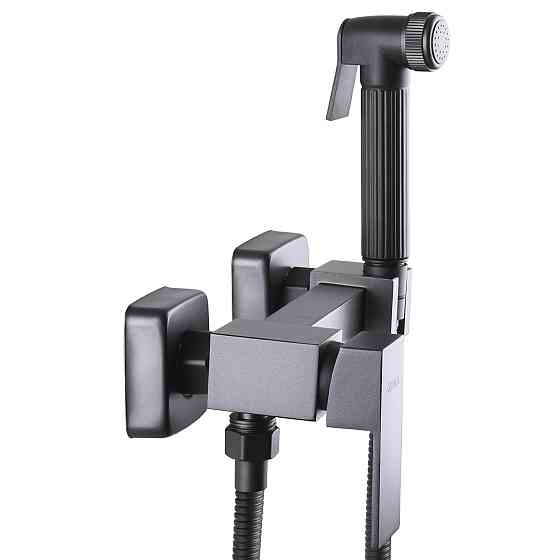 Змішувач гігієнічний Globus Lux Niagara GLN-5-106MIX-Graphite (000022950) Київ