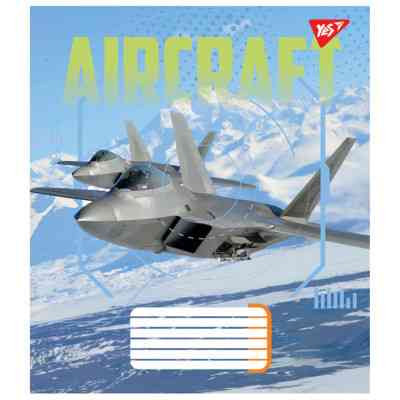 Зошит Yes Aircraft 60 аркушів клітинка (767137) Вінниця