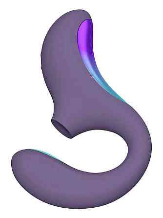 Кліторально-вагінальний звуковий стимулятор LELO Enigma Double Sonic Cyber Purple Sex Aura Київ