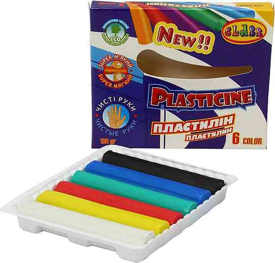 Пластилін 6 кол/100 г 