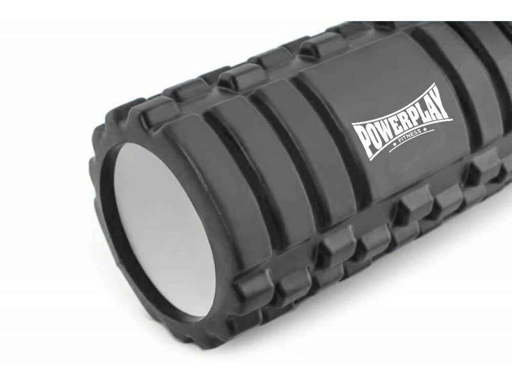 Масажний ролик (роллер) PowerPlay 4404 Massage Roller Сірий (45x14см.) Кам'янське - фото 3